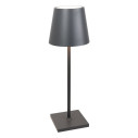 Poldina L DESK Pro LED lampada da tavolo Grigio scuro Zafferano vista