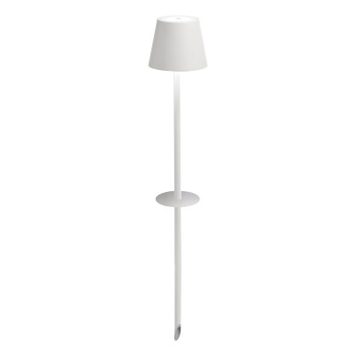 Poldina Pro LED lampada con picchetto Bianco