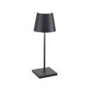 Poldina Mini Pro LED lampada da tavolo Grigio scuro Zafferano ambientazione