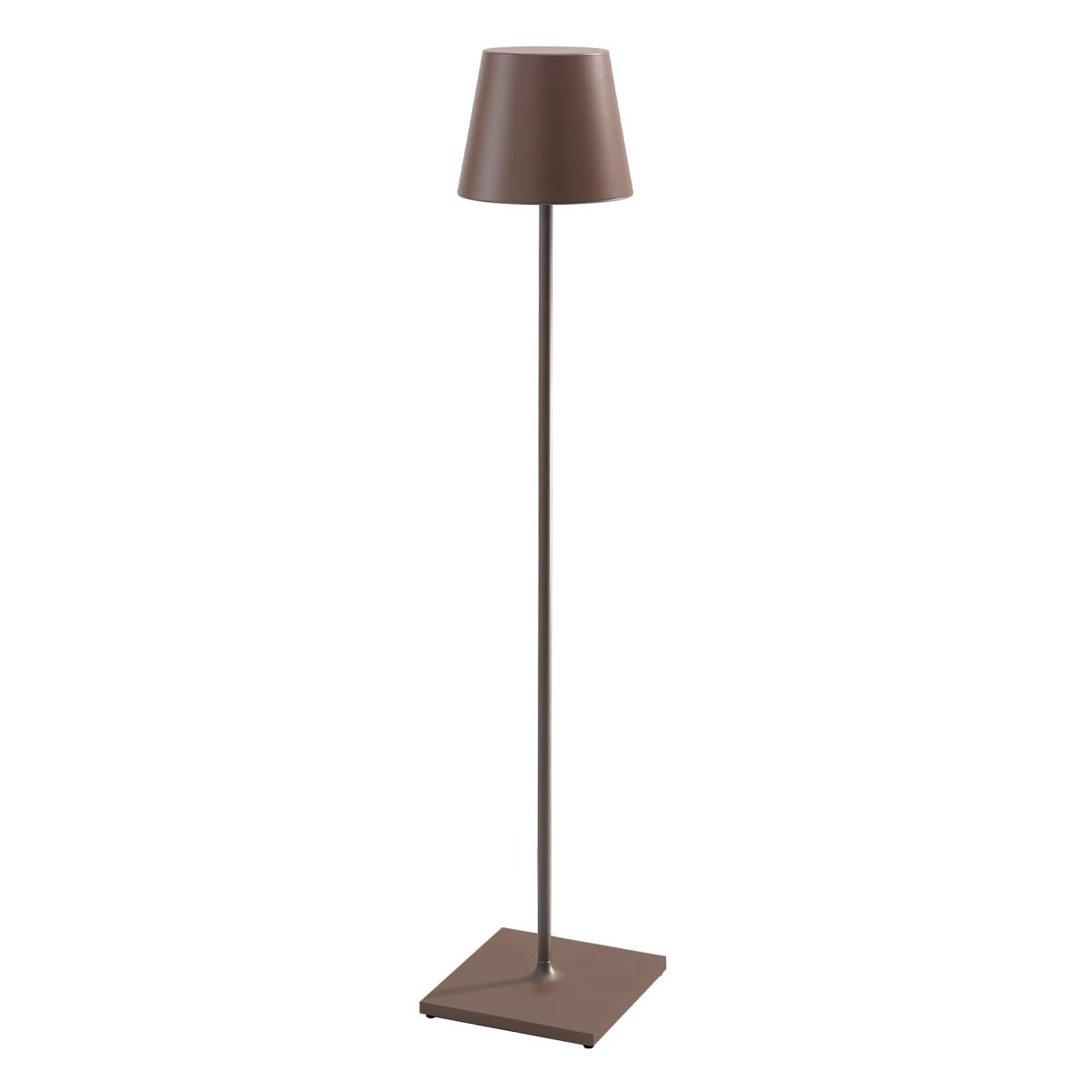 Poldina XXL Pro lampada da terra Corten
