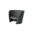 Poltrona Rap Slide grigio elefante