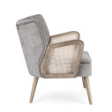 Poltrona Virna silver Bizzotto vista
