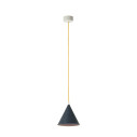 Pop 2 Lampada a sospensione/muro In-es.artdesign blu scuro-giallo