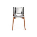 Alessi PS19 Poele Chair Sedia acciaio lucido vista