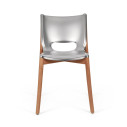 Alessi PS19 S Poele Chair Sedia acciaio satinato vista