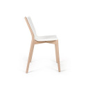 Alessi PS19 W Poele Chair Sedia acciaio Bianco vista
