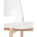 Alessi PS19 W Poele Chair Sedia acciaio Bianco dettaglio