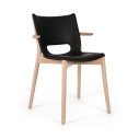 Alessi PS20 B Poele Chair Sedia con braccioli acciaio Nero vista