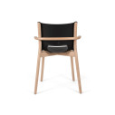 Alessi PS20 B Poele Chair Sedia con braccioli acciaio Nero vista