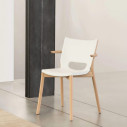 Alessi PS20 W Poele Chair Sedia con braccioli acciaio Bianco ambientazione