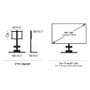 Ptolomeo TV Smart Nero opaco Opinion Ciatti specifiche