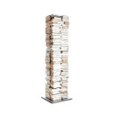 Ptolomeo X4 H 197 Libreria Nero-Inox Opinion ciatti vista