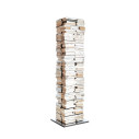Ptolomeo X4 H 197 Libreria Nero-Inox Opinion ciatti vista