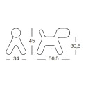 Puppy cane astratto medium colorato Magis dimensioni