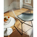 Knoll Saarinen Tavolino Tulip Ø 51 H 37 Laminato Bianco ambientazione