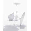 Knoll Saarinen Tavolo Tulip Ø 120 Laminato Bianco ambientazione