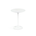 KNOLL Saarinen Tavolo Basso Tulip Ø 41 H 52 Laminato Bianco vista