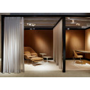 KNOLL Saarinen Tavolo Basso Tulip Ø 41 H 52 Laminato Bianco ambientazione