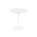 KNOLL Saarinen Tavolo Rotondo Tulip Ø 51 H 52 Laminato Bianco vista