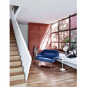 KNOLL Saarinen Tavolo Rotondo Tulip Ø 51 H 52 Laminato Bianco ambientazione