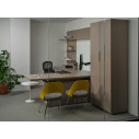 KNOLL Saarinen Tavolo Rotondo Tulip Ø 51 H 52 Laminato Bianco ambientazione