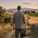 Borsone Ecodiver Duffle M Climbing Ivy Samsonite ambientazione