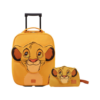 Simba Set 1 - Valigia 2 ruote 45 cm Disney + Astuccio
