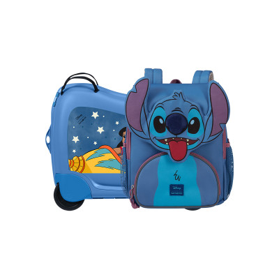 Stitch Set 2 - Valigia cavalcabile Dream2Go Disney + Zaino