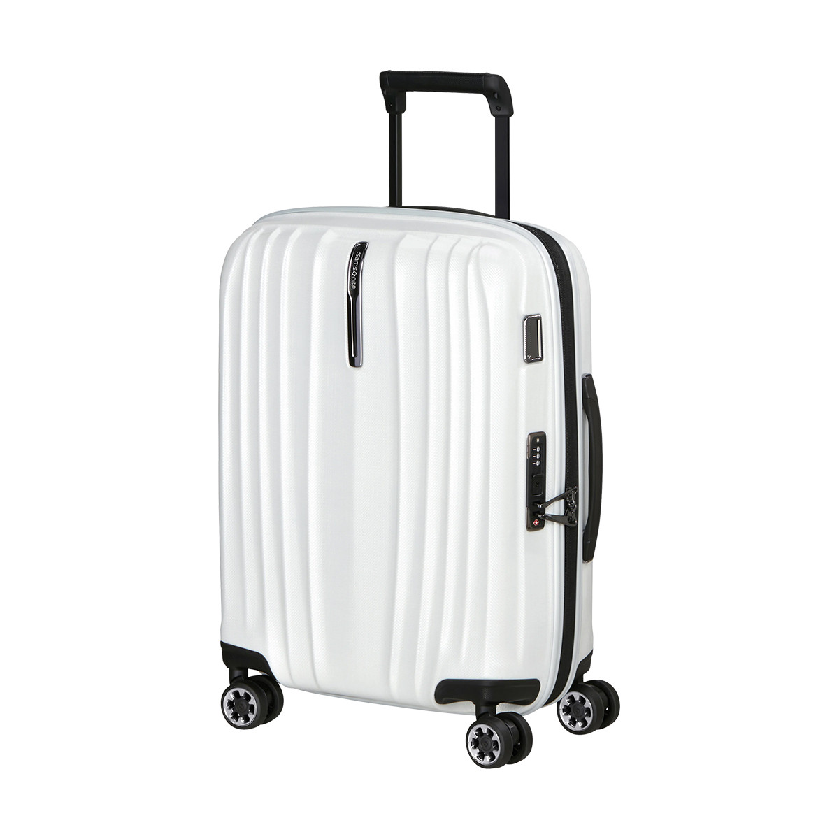 Valigia trolley espandibile Nexis 55 Cotton White