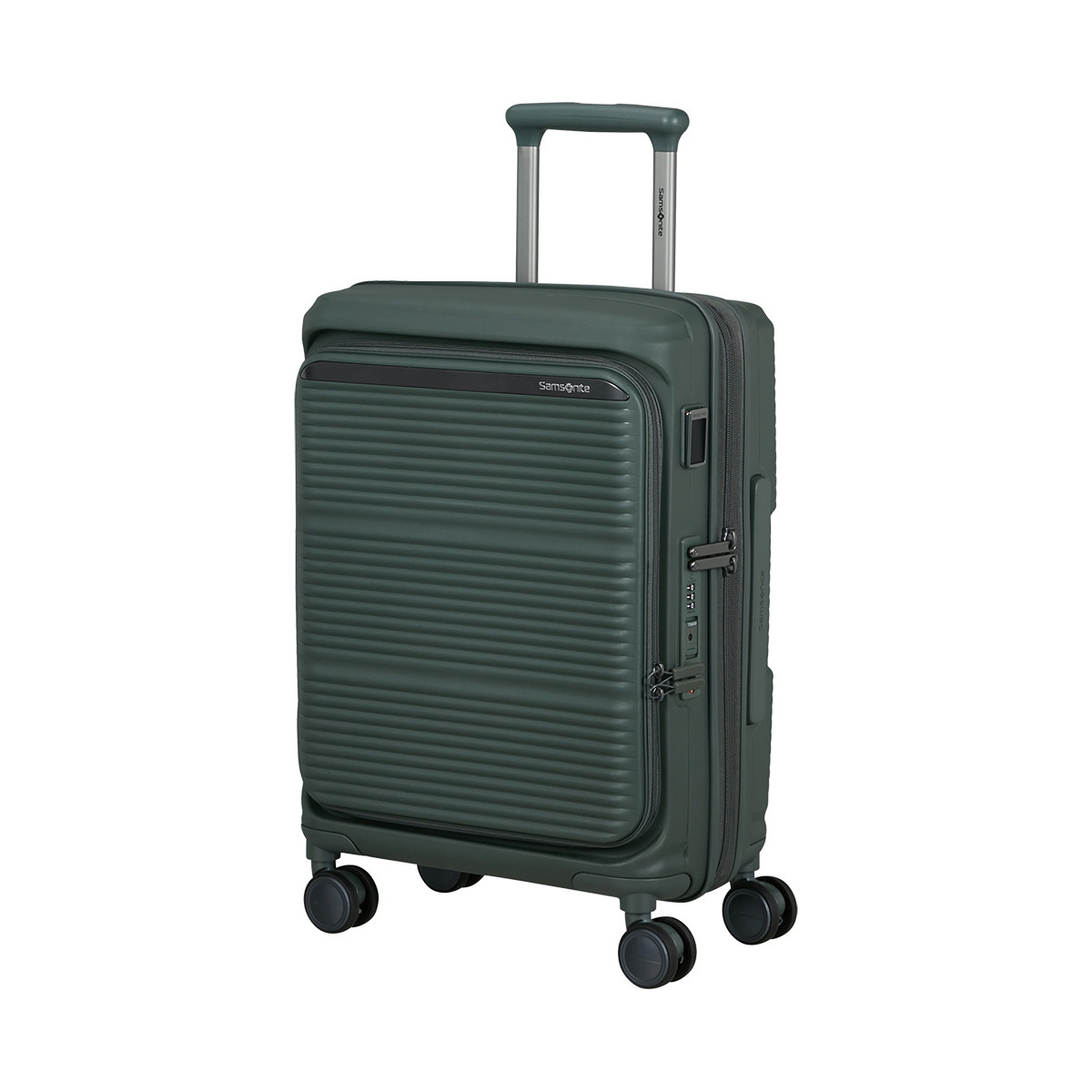 Valigia trolley espandibile Paralux Spinner 55 Olive