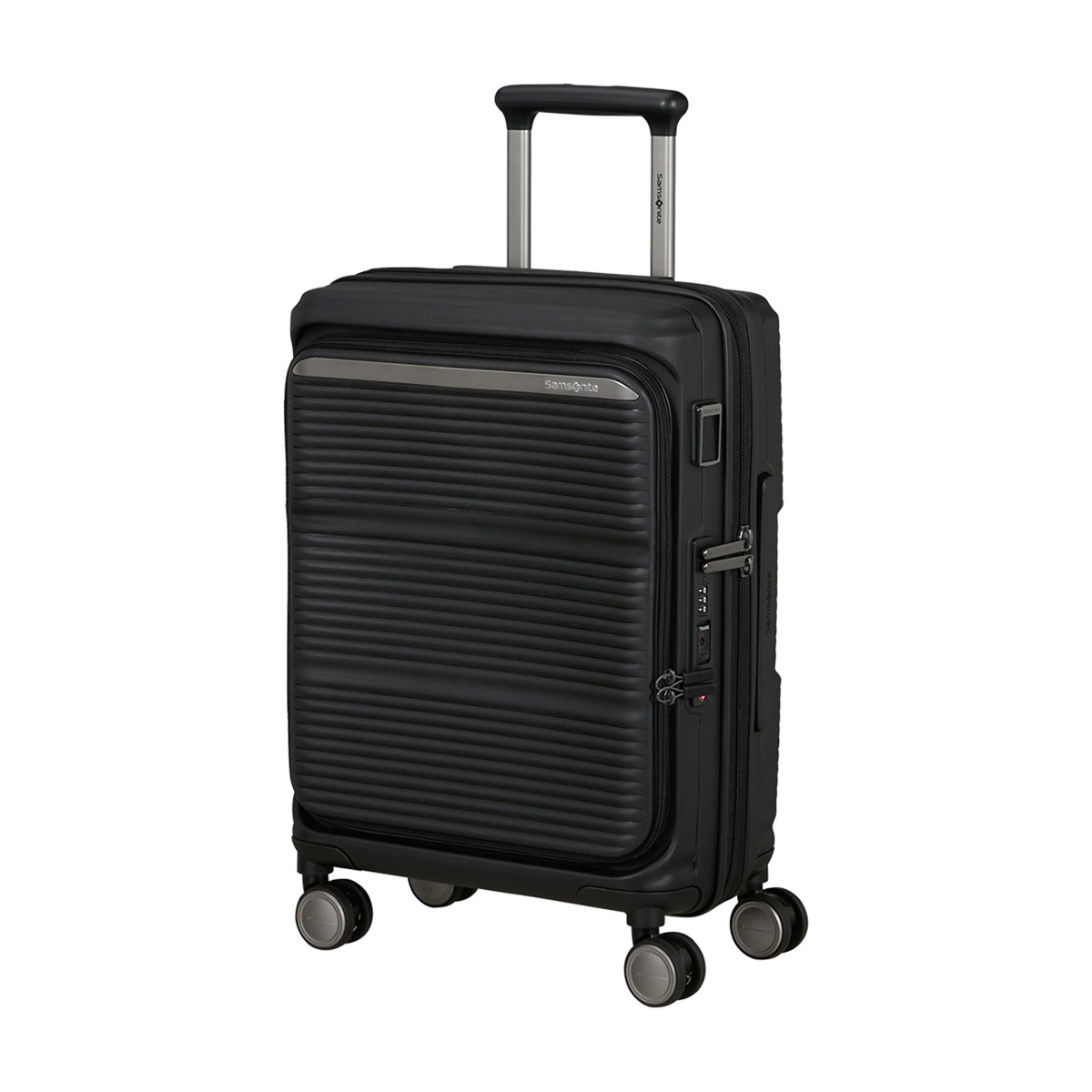 Valigia trolley espandibile Paralux Spinner 67 Black