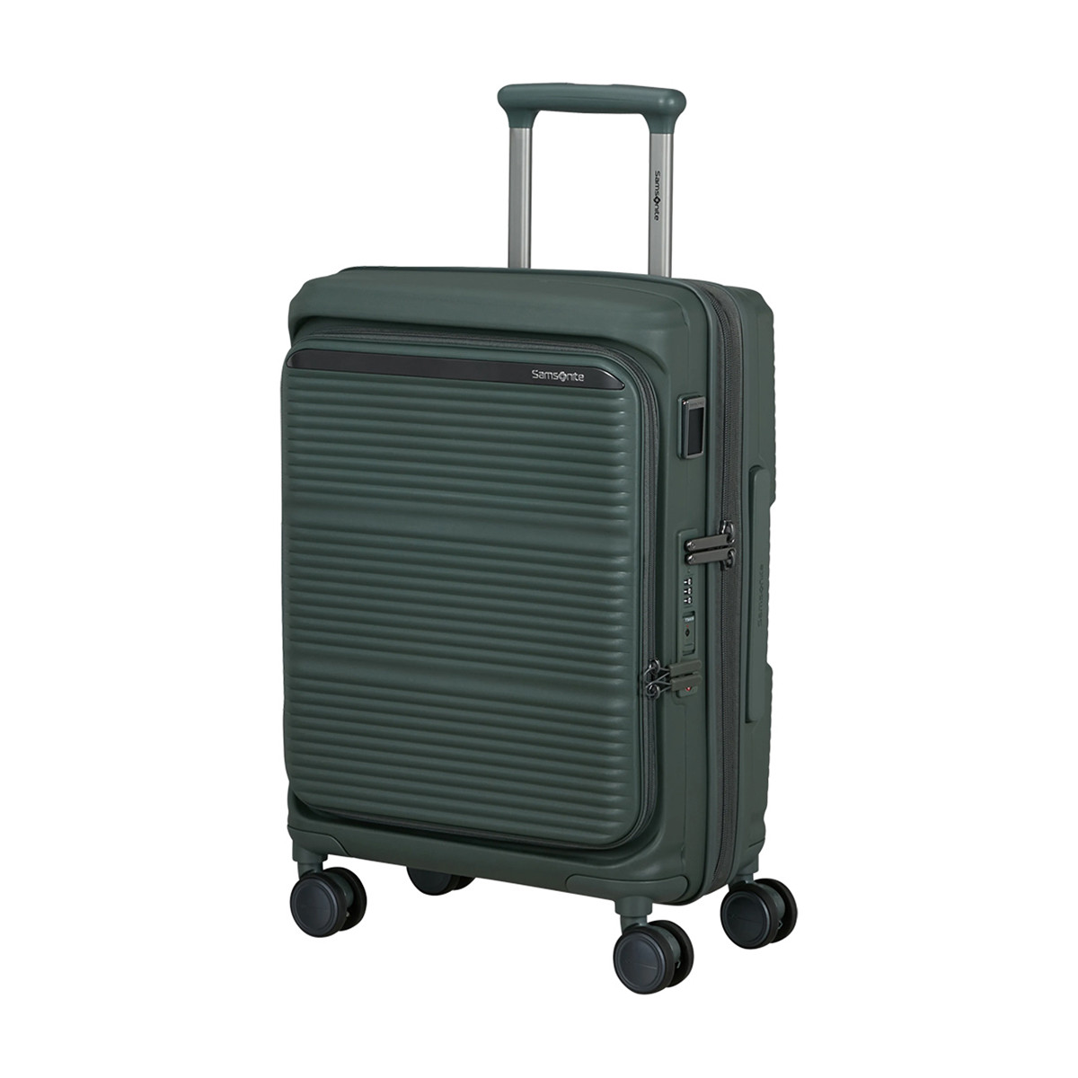 Valigia trolley espandibile Paralux Spinner 67 Olive