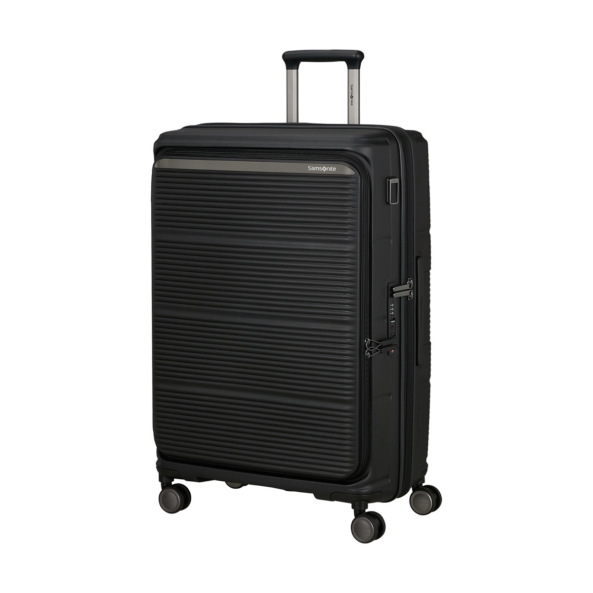 Valigia trolley espandibile Paralux Spinner 75 Black