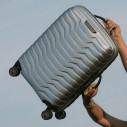 Valigia trolley espandibile Proxis 55 Silver Samsonite ambientazione