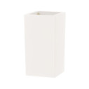Vaso Schio Cubo Alto 80 Tera bianco