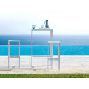 Seaside Tavolo alto 75x75x110 SE7575 Vermobil ambientazione