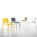 Fiorellina Sedia sedile e schienale forati Infiniti Design ambientazione