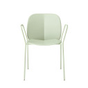 Sedia Mentha con braccioli Scab vista