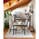 Sedia Riley CB2157 Connubia ambientazione tessuto Cros SKZ sabbia