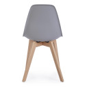 Sedia System grigio Bizzotto vista