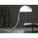Serpente bianco lampada da terra Martinelli Luce ambientazione