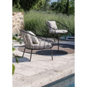 Set Flora divano con 2 poltrone Flora e tavolino Vermobil ambientazione
