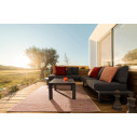 Set Salotto angolare Konnor antracite Bizzotto ambientazione
