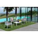 Set da giardino Panchina Net bench + 2 Poltrone Net Relax + 1 Tavolino Net