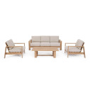 Set Salotto Baltic naturale Bizzotto vista