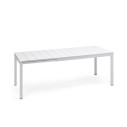 Set tavolo Rio 140 con 8 poltroncine Doga Armchair Nardi tavolo bianco