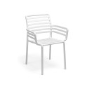 Set tavolo Rio 140 con 8 poltroncine Doga Armchair Nardi poltroncina bianco