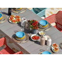 Set tavolo Rio 140 con 8 sedie Net Multicolor Nardi ambientazione