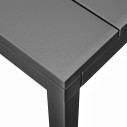 Set tavolo Rio 210 con 8 poltroncine Trill Nardi - Tavolo Rio dettaglio antracite
