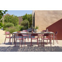 Set tavolo Tevere 147 Extensible con 6 Cassia Armachair Nardi ambientazione